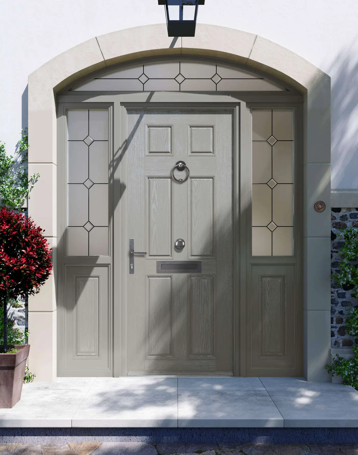 Grey Front Door