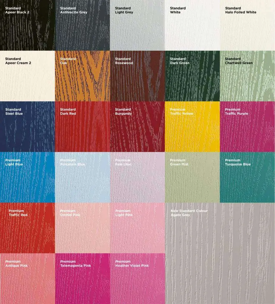 Apeer Colour Choice - Colour Palette for Doors