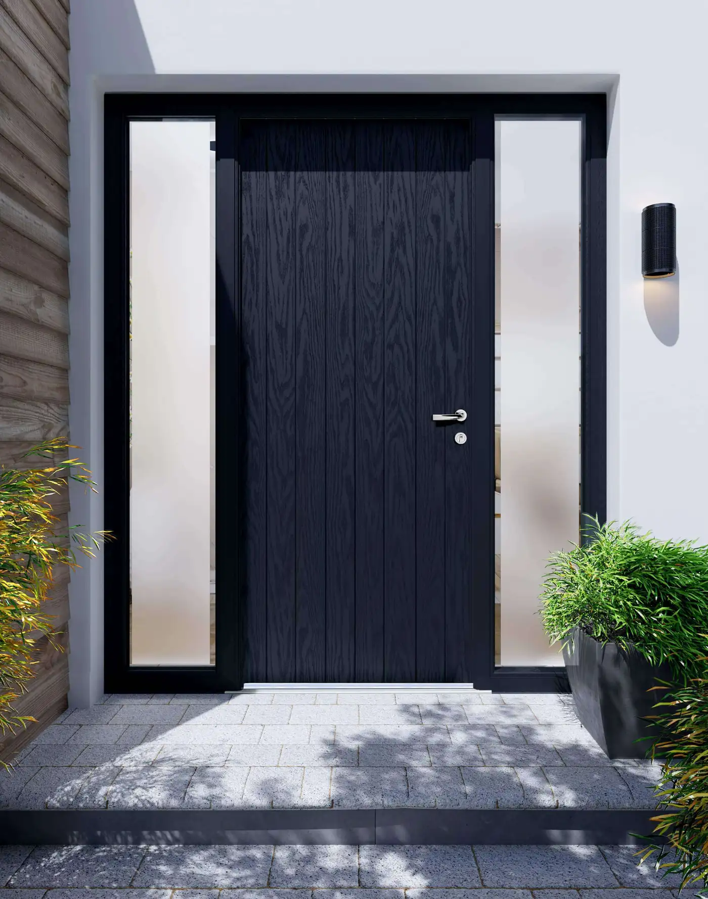 Apeer Contemporary Doors - Anthracite Grey Front Door