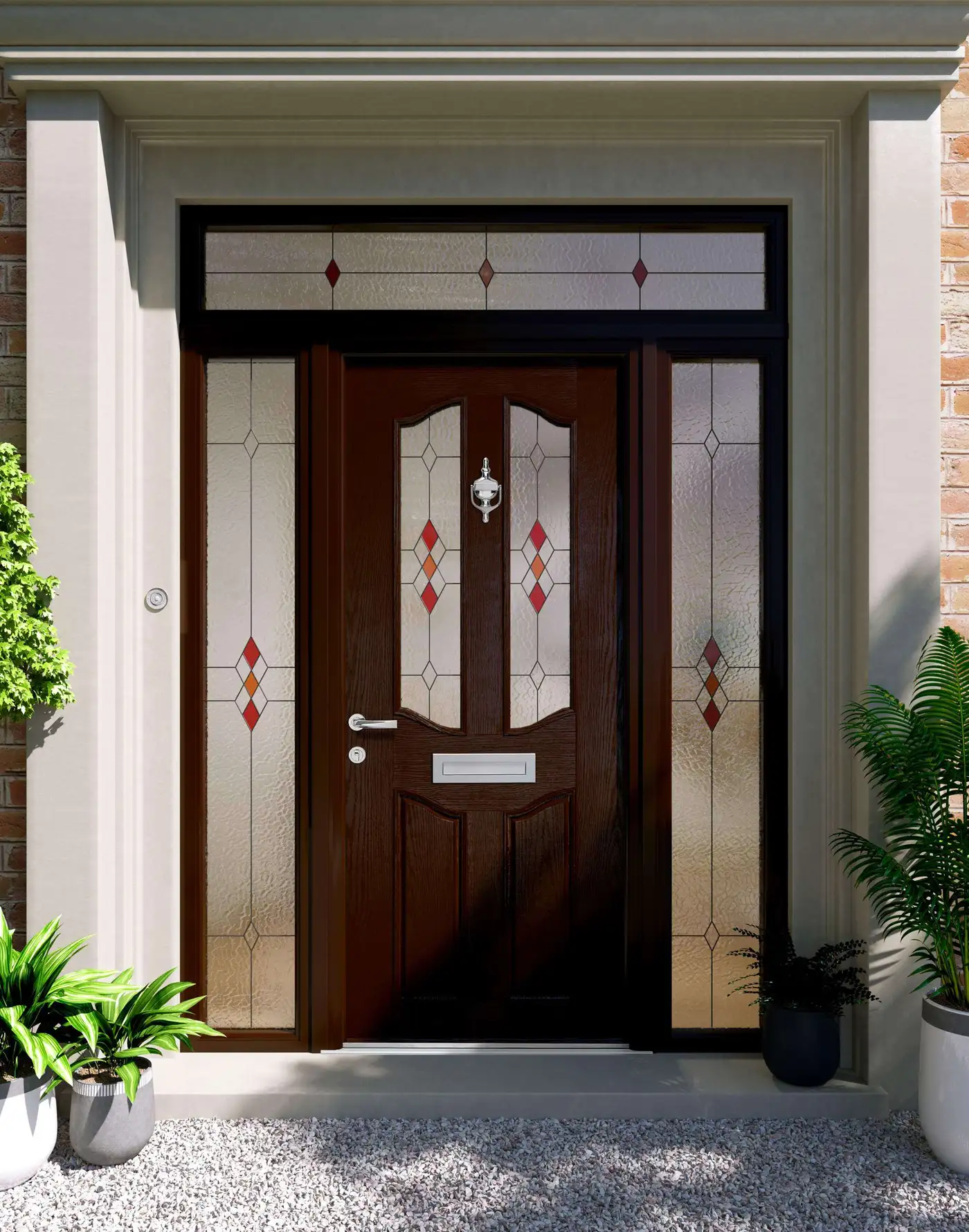 Brown Front Door