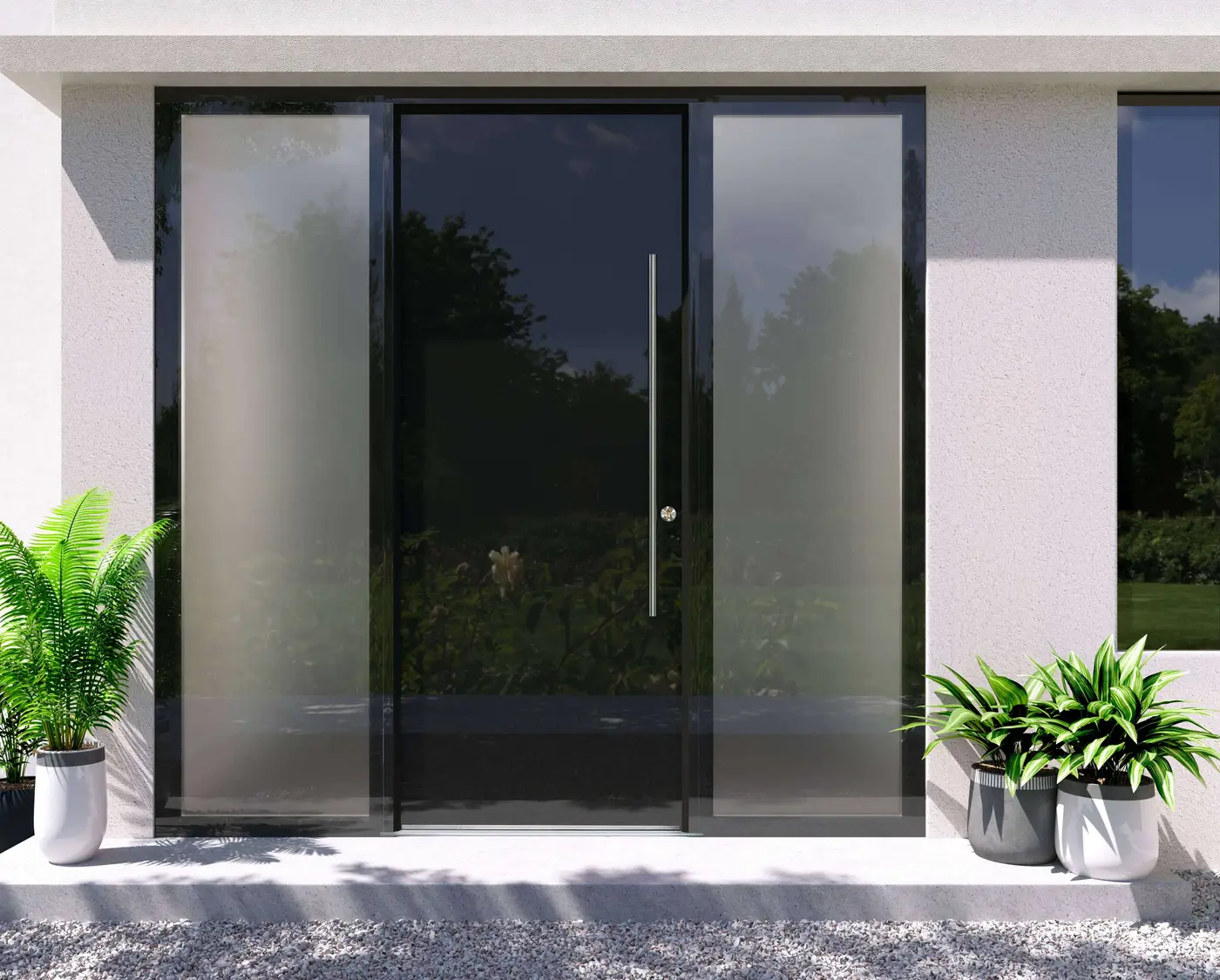 Apeer Inspiration - Coloro Black Door with Glass