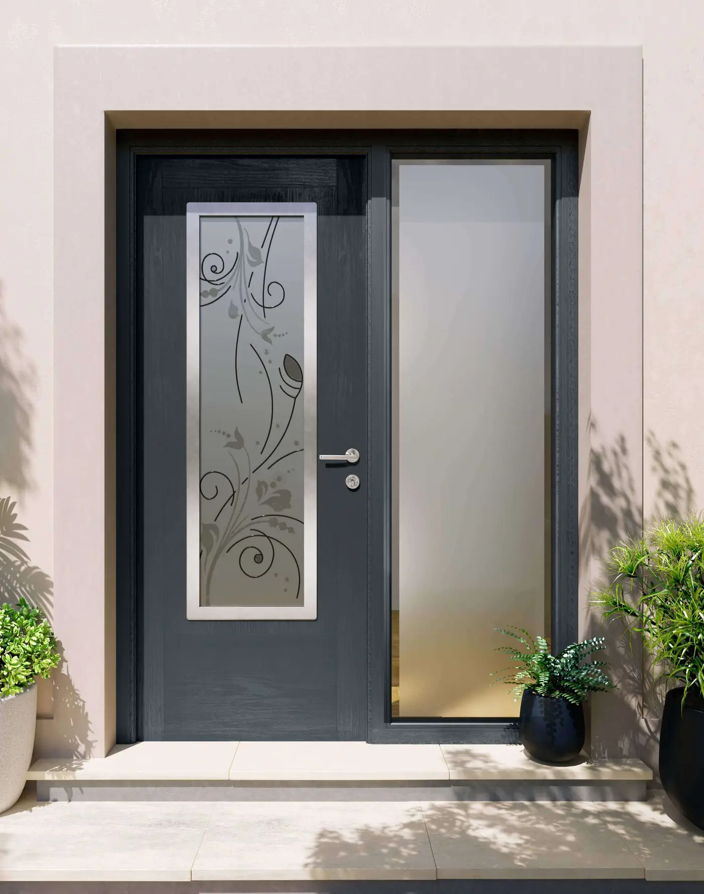Apeer Doors Ranges - Anthracite Front Door